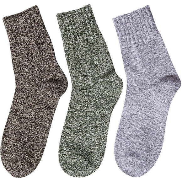 5 Pairs Men's Vintage Socks Cony Hair - Picture 7 of 8